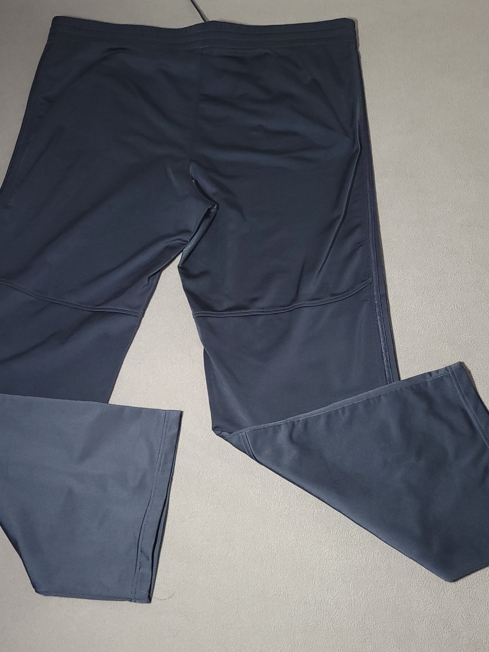 Vintage Adidas Grey 3-Stripe Track Pants Mens XL Y2K